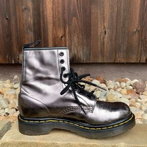 silver Dr. Marten’s | size 6